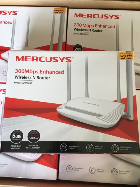 Bộ phát wifi 4 râu Mercusys MW325R Hàng chính hãng FPT | BigBuy360 - bigbuy360.vn