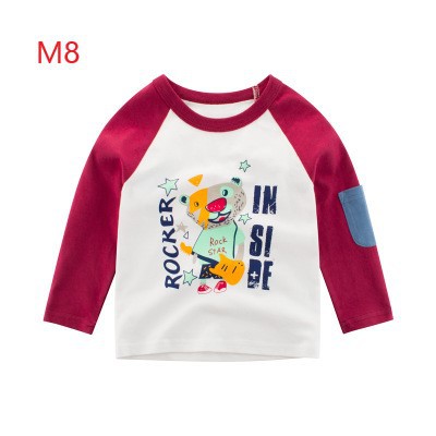 Áo Thu Đông Bé Trai Hoạ Tiết Chất COTTON Mềm Mại Size 3-8,5 Tuổi