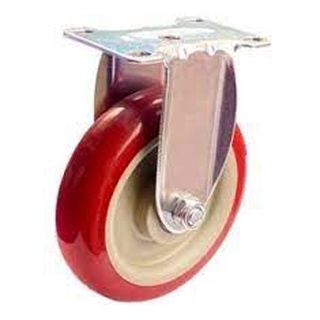 Bánh xe đẩy chịu lực tốt PVC đỏ mận