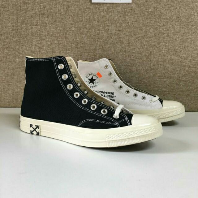 Giày thể thao CV all star chuck taylor OFF WHITE đen trắng