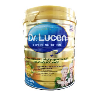 Sữa dr.lucen caremax dành cho người cao tuổi lon 900g date 19/6/2022