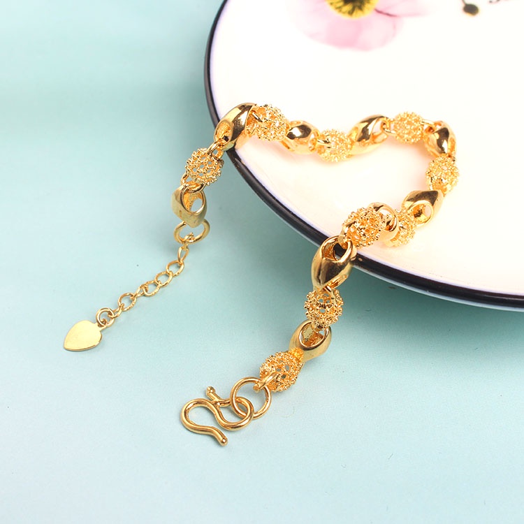 Vòng Tay Mạ Vàng 24k Cao Cấp Thời Trang Dành Cho Nữ