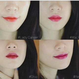 [Tách set] Son MAC mini Nutcracker sweet RED lipstick kit