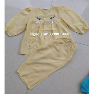 4Bộ tole/ bộ lanh thêu tay cho bé gái