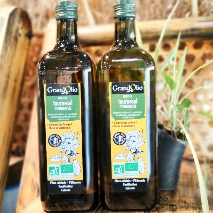 Dầu ăn hướng dương hữu cơ Grand Olio 1L