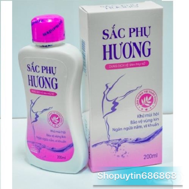 dung dịch vệ sinh Sắc phụ hương 200ml