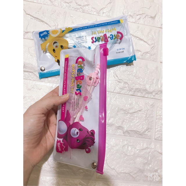 Compa Túi 😍FREESHIP😍 BỘ EKE COMPA TÚI KHOÁ ZIP 8018