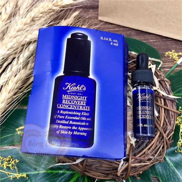 Tinh Chất Phục Hồi Tái Tạo Kiehl's / Kiehls Midnight Recovery Concentrate 4ml