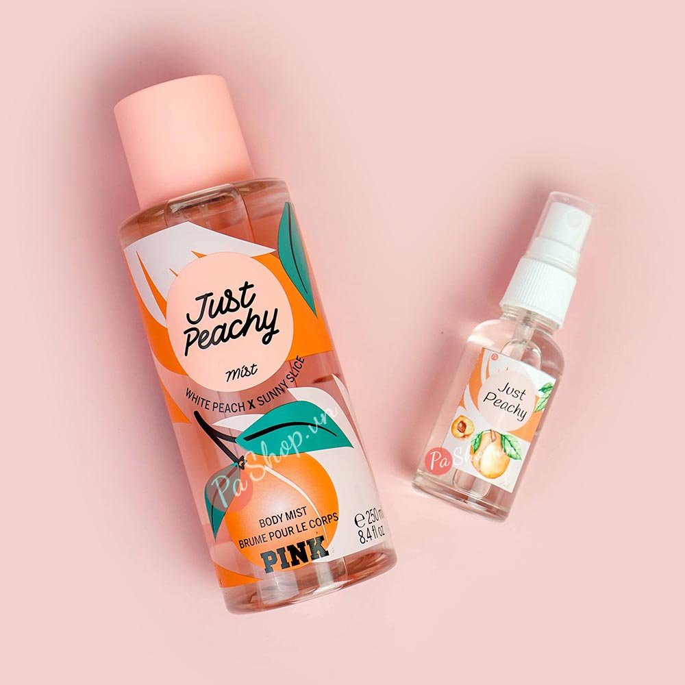 [𝐵𝒪𝒟𝒴 𝑀𝐼𝒮𝒯] Body mist xịt thơm toàn thân Just Peachy 10ML #тнυynga.вeaυтyѕнop