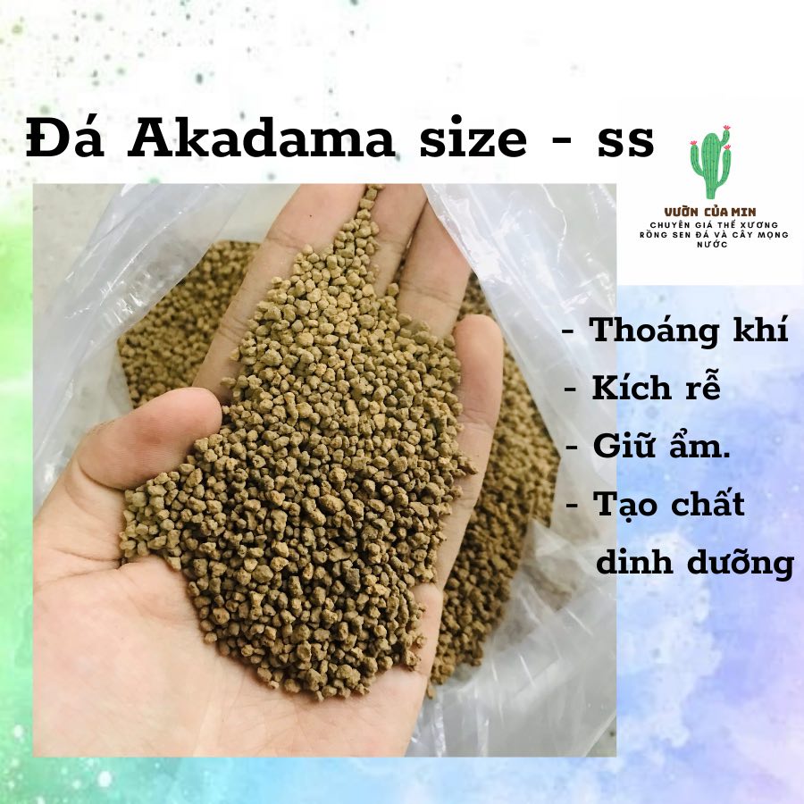 Đá Akadama - Phân nền Nhật Bản - 100gram