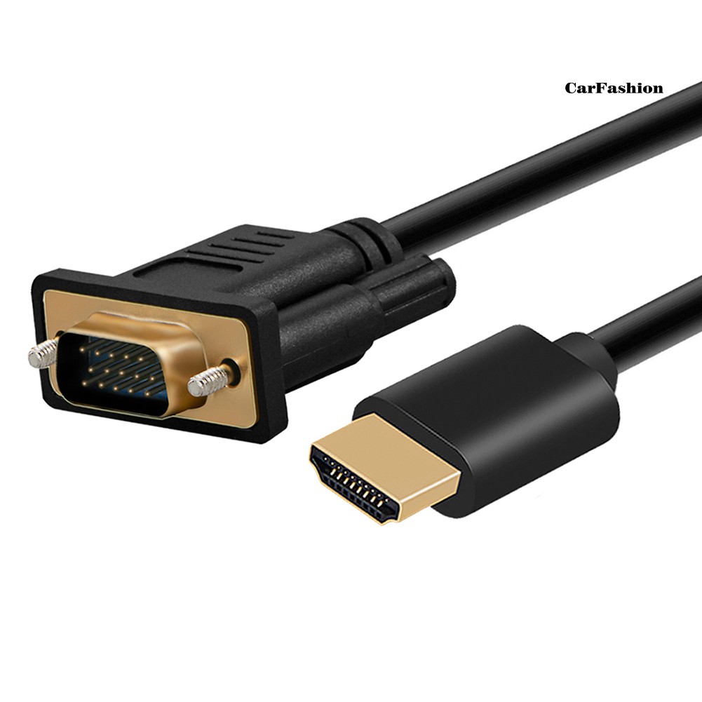 Dây Cáp Chuyển Đổi 1 / 1.5 / 1.8m Hdmi Sang Vga Hd-15 D-sub Video Cho Pc Hdtv