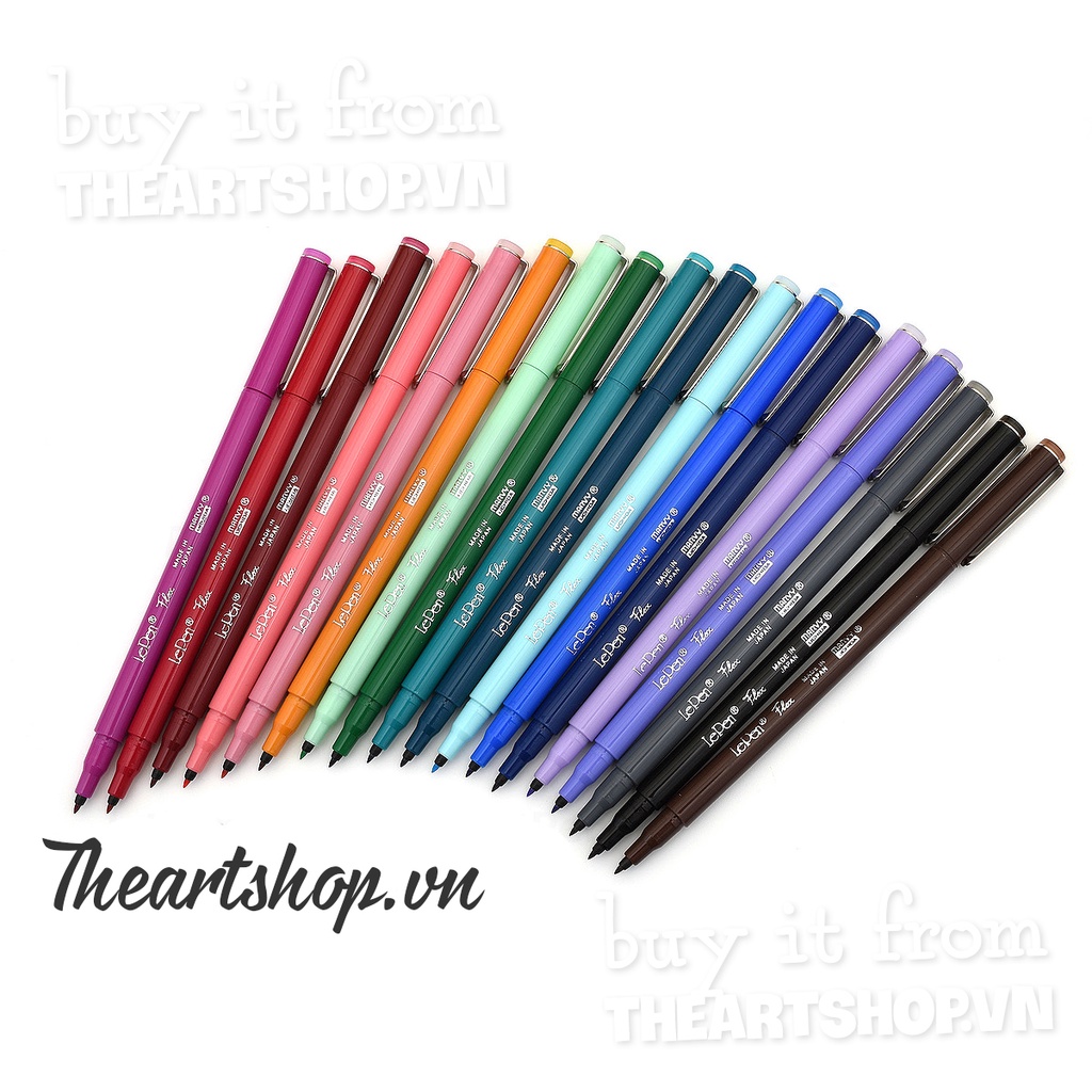 Theartshop bút đầu cọ thư pháp marvy lepen flex 4800 brush - ảnh sản phẩm 5