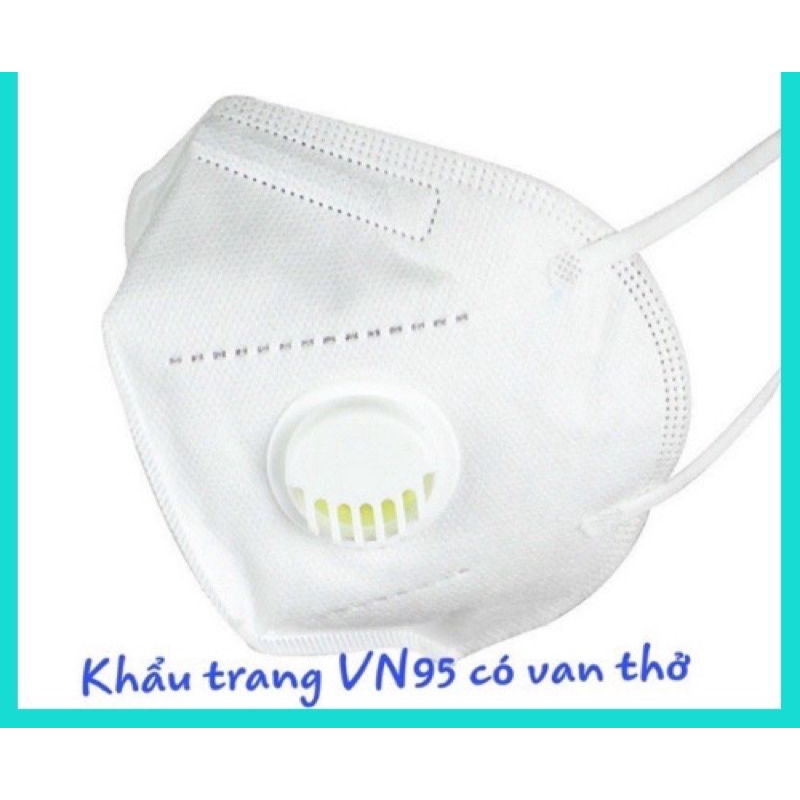 Khẩu trang N95 HM95 có van thở 5 lớp chống bụi mịn