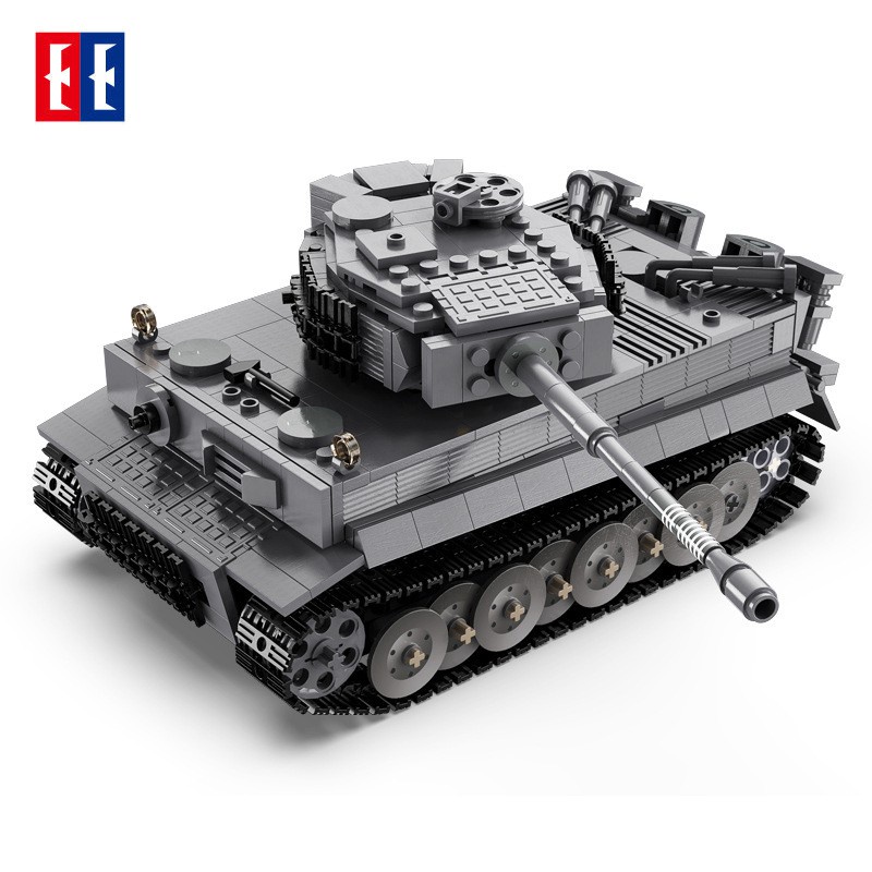 Đồ Chơi Lắp Ráp Kiểu LEGO TECHNIC Xe Tăng TIGER TANK Điều Khiển RC No.C61071 Với 925 Mảnh Ghép,Tặng Kèm Động Cơ Pin Sạc