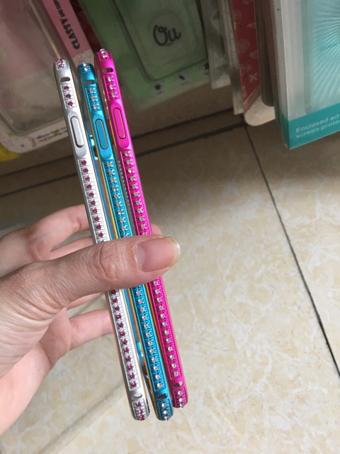 Ốp viền đính đá dành cho ip6/6s/6plus