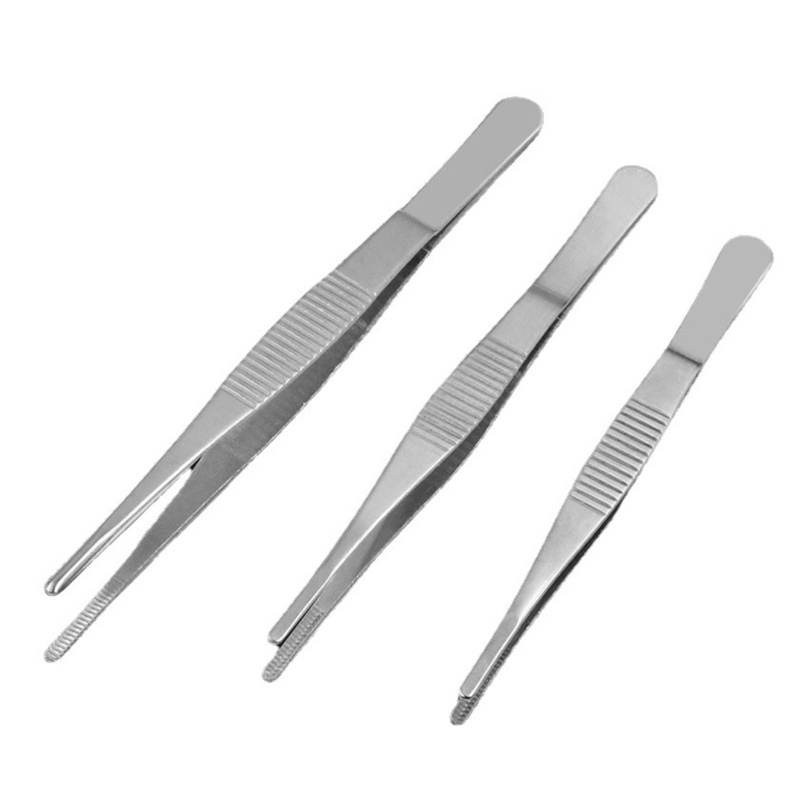 Nhíp gắp linh kiện bằng thép không gỉ 12,5cm - 14cm - 16cm - 18cm