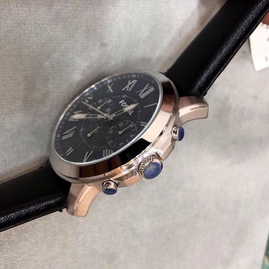 Đồng Hồ Fossil Nam FS4990 Dây Da 44mm Authentic
