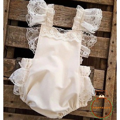 Bộ Bodysuit Một Mảnh Cổ Bèo Dễ Thương Cho Bé Sơ Sinh