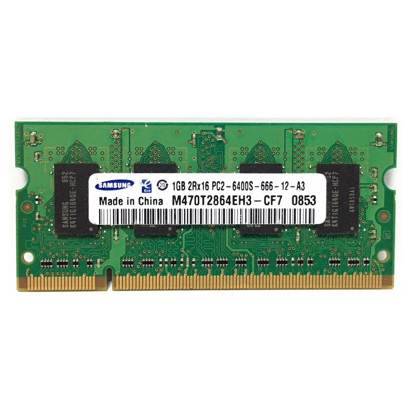 Thẻ nhớ 1GB 2GB 4GB(2X2GB) DDR2 800 PC2-6400s 800MHz cho máy tính xách tay Samsung