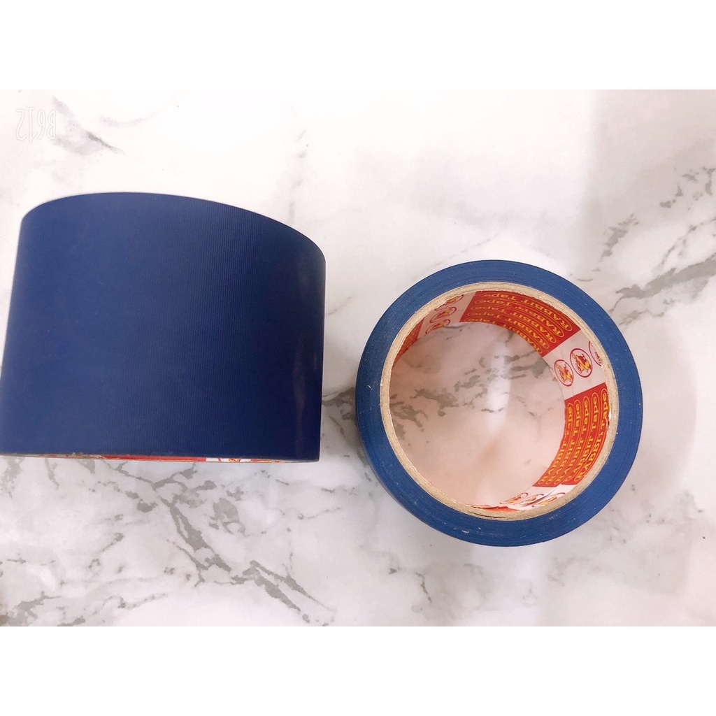 1 cây băng dính simili xanh - dán gáy - dày đại 18m /  3,5cm - 5cm - 7cm - Băng dính đóng sổ - MIYABI STORE