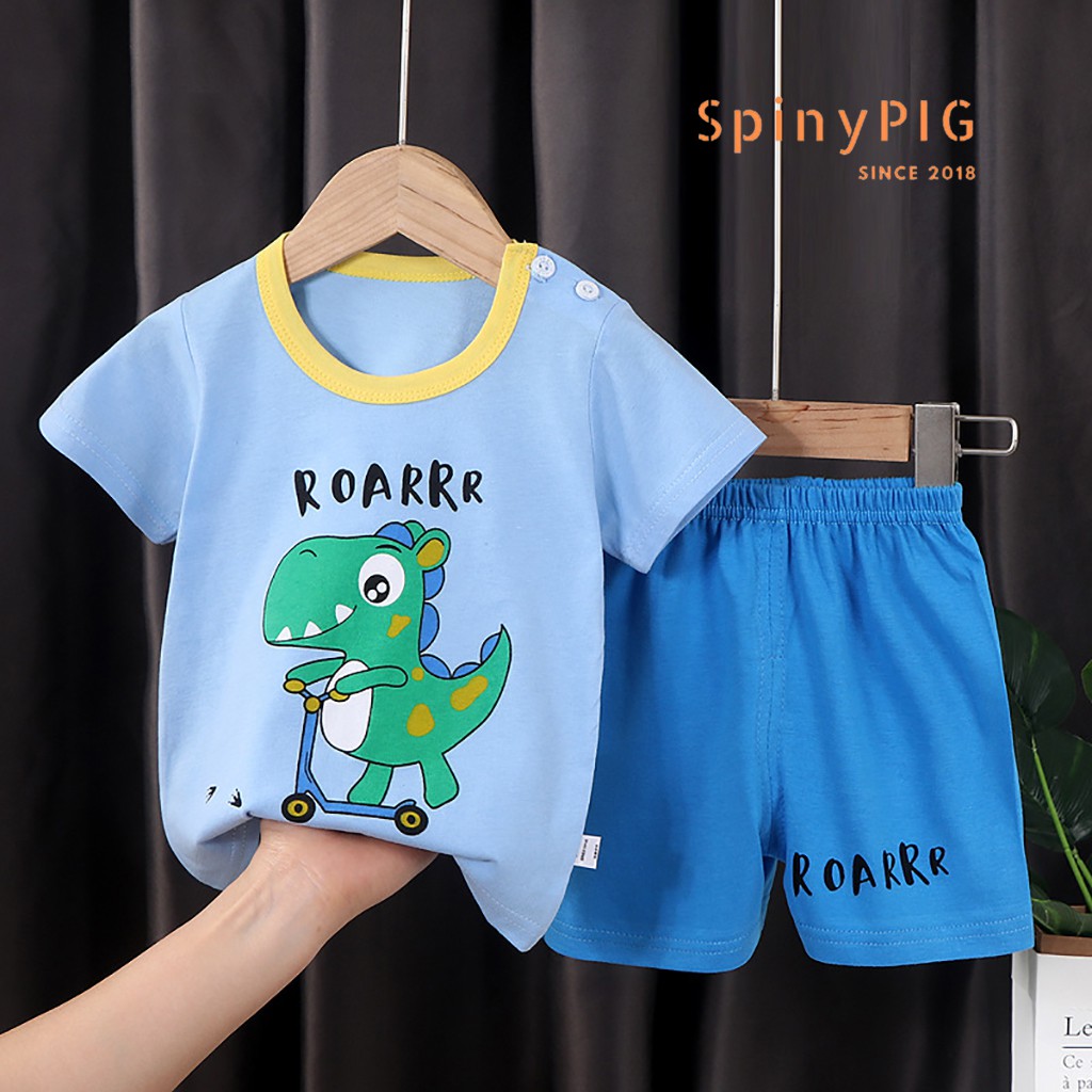 Bộ quần áo mùa hè cho bé 0-2 tuổi 100% cotton nhiều màu cho bé trai bé gái cộc tay và sát nách