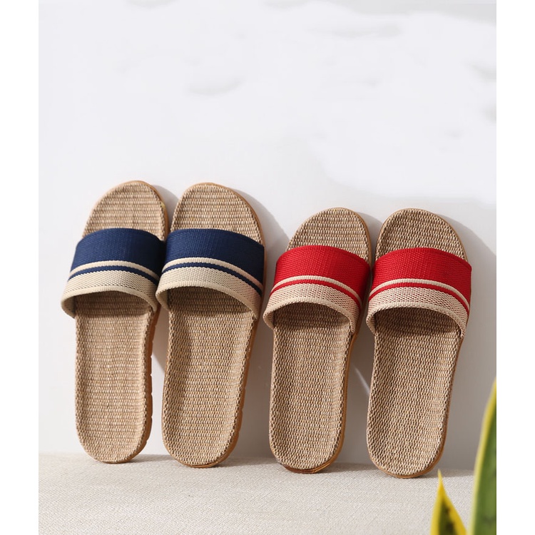 Dép Cói Nữ Họa Tiết Thổ Cẩm Đi Biển Siêu Xinh SP57