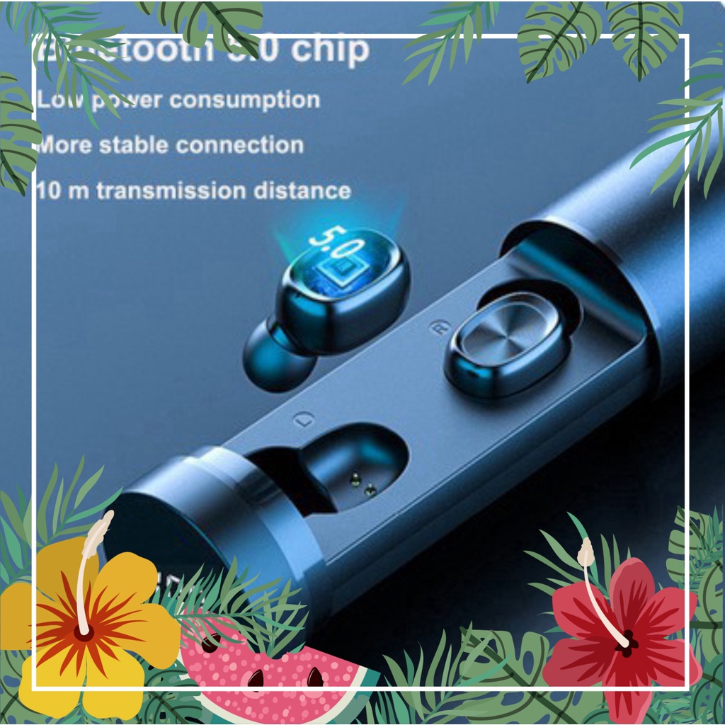 XẢ BANH NÓC Tai nghe Bluetooth 5.0 B9, cảm biến vân tay, chống nước - BH 1 đổi 1 XẢ BANH NÓC