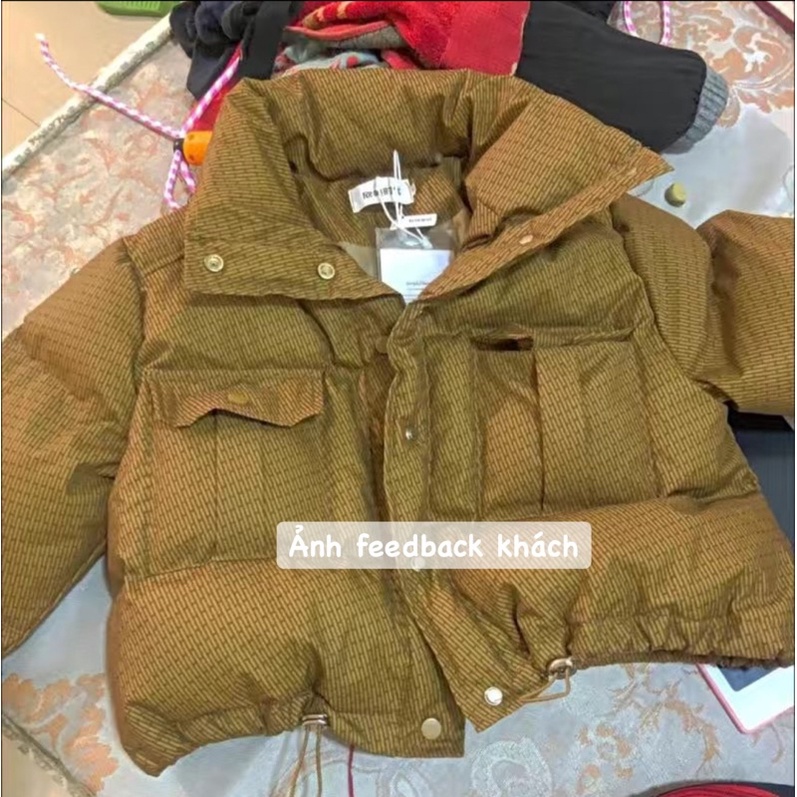 ÁO PHAO BÉO NỮ CROPTOP DÁNG NGẮN 2022