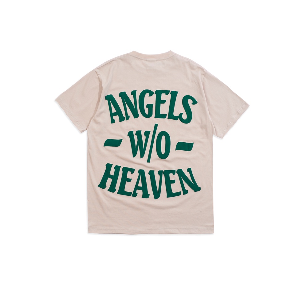 Áo Thun Angel-Land Angels Without Heaven Beige T-shirt - AWT