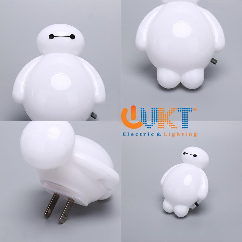 Đèn ngủ gắn tường tiết kiệm điện Baymax Big Hero 6 độc đáo