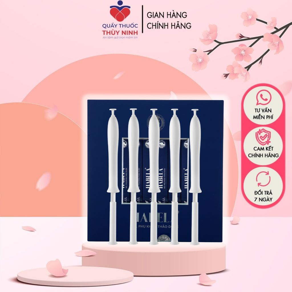 Combo 5 Đũa Thần Tình Yêu Habela Gel Vệ Sinh Phụ Nữ Se Khít, Sáng Hồng Tự Nhiên Hiệu Qủa