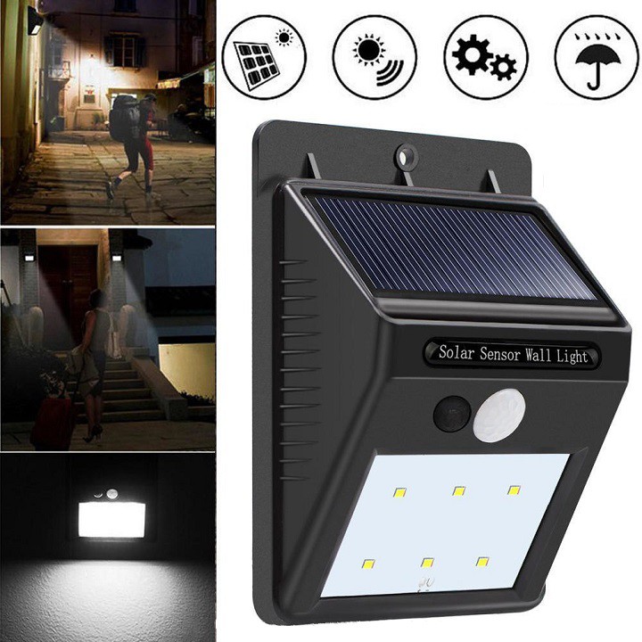 ĐÈN LED NĂNG LƯỢNG MẶT TRỜI - ĐÈN NGOÀI TRỜI, KHÔNG DÙNG ĐIỆN, CHỐNG THẤM NƯỚC - SOLAR LIGHT D4 – BẢO HÀNH 2 NĂM