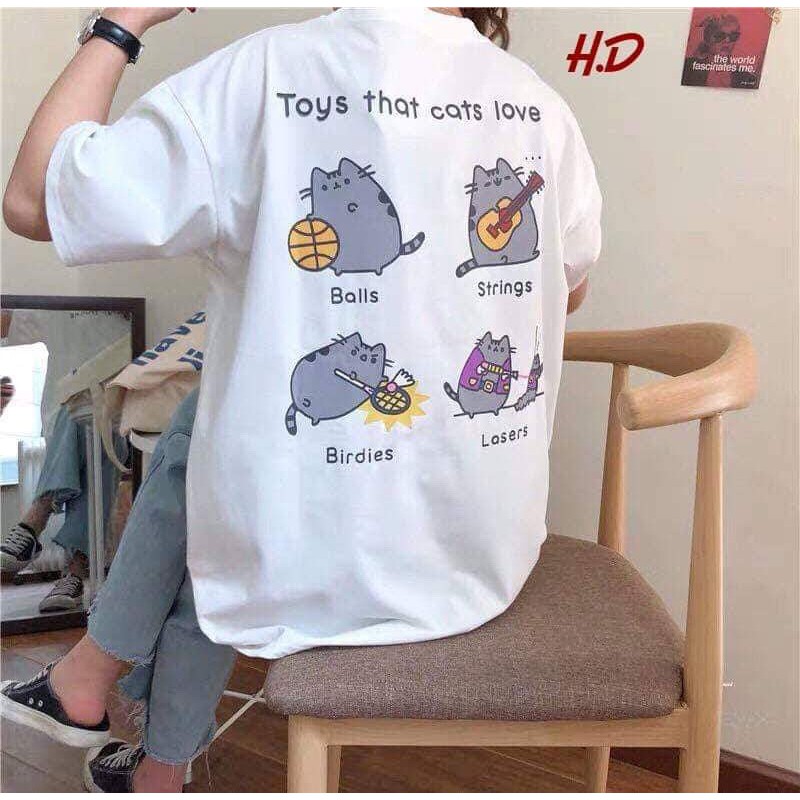 Áo phông nữ mèo Totoro thể thao HDA0319