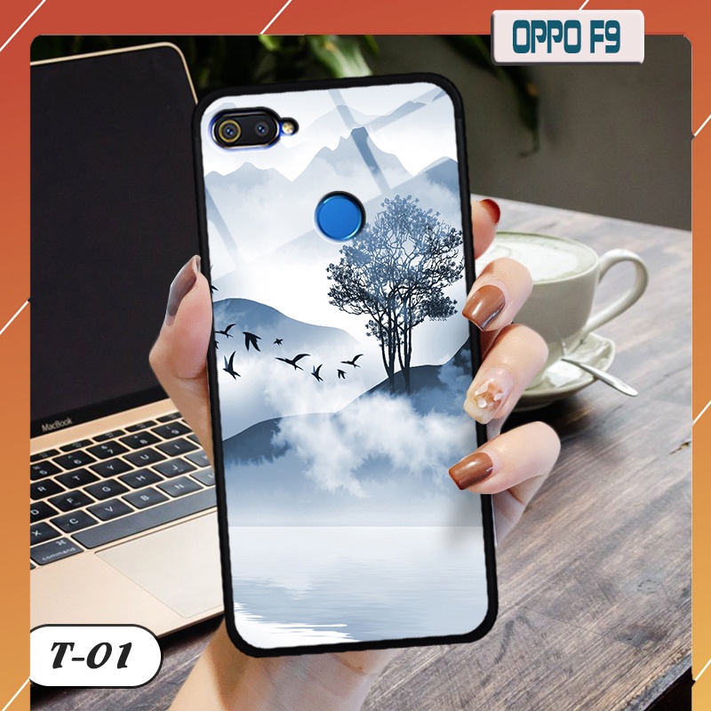Ốp cường lực kính in 3D cho OPPO F9