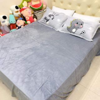 BỘ VỎ CHĂN GA NỈ NHUNG 3D