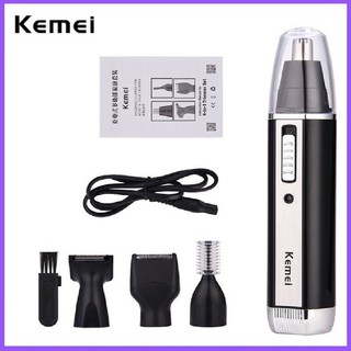 [HOT] Máy cạo râu kemei KM 6630 | Máy Cạo Râu Mũi Và Tai | Tông đơ cắt tóc kemei-6630 | Máy cạo râu sạc điện 4 trong 1
