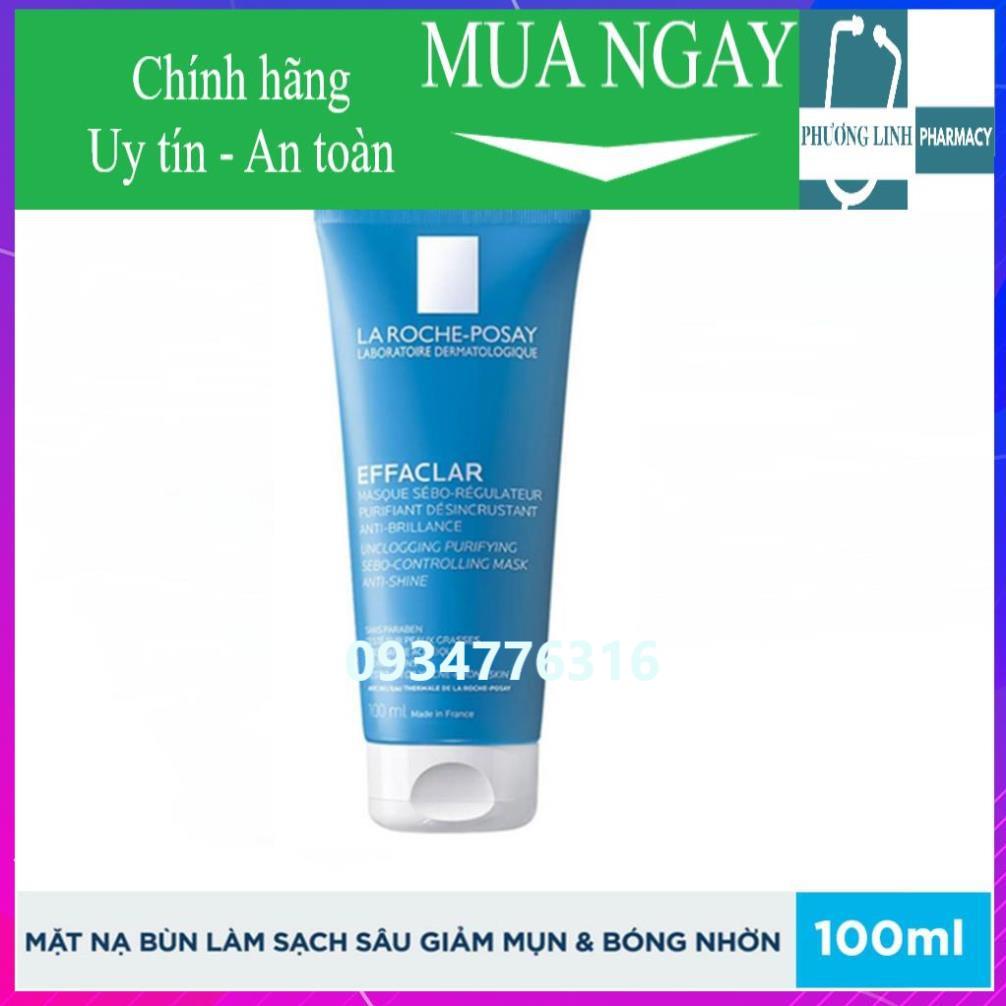 ✅ Mặt nạ bùn La Roche-Posay Effaclar Sebo-Controlling Mask giúp làm sạch sâu, giảm mụn &amp; giảm bóng nhờn trên da  100ml