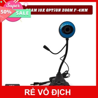 Webcam 480p HD Chân Cao Tròn -Có Mic