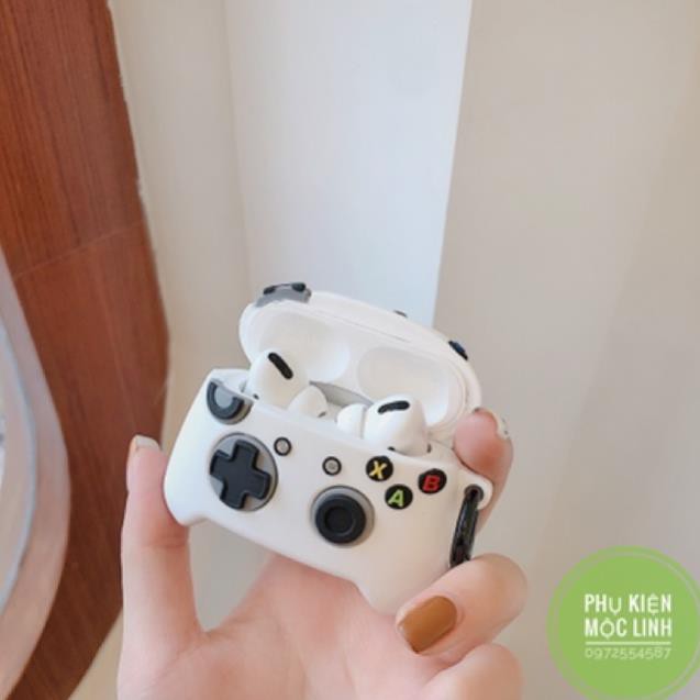 ☘️Tặng kèm móc treo☘️ Case bao airpod silicon 1 2 3 Pro Tay cầm chơi game Xbox- Vỏ bọc đựng tai nghe không dây i11 i12..