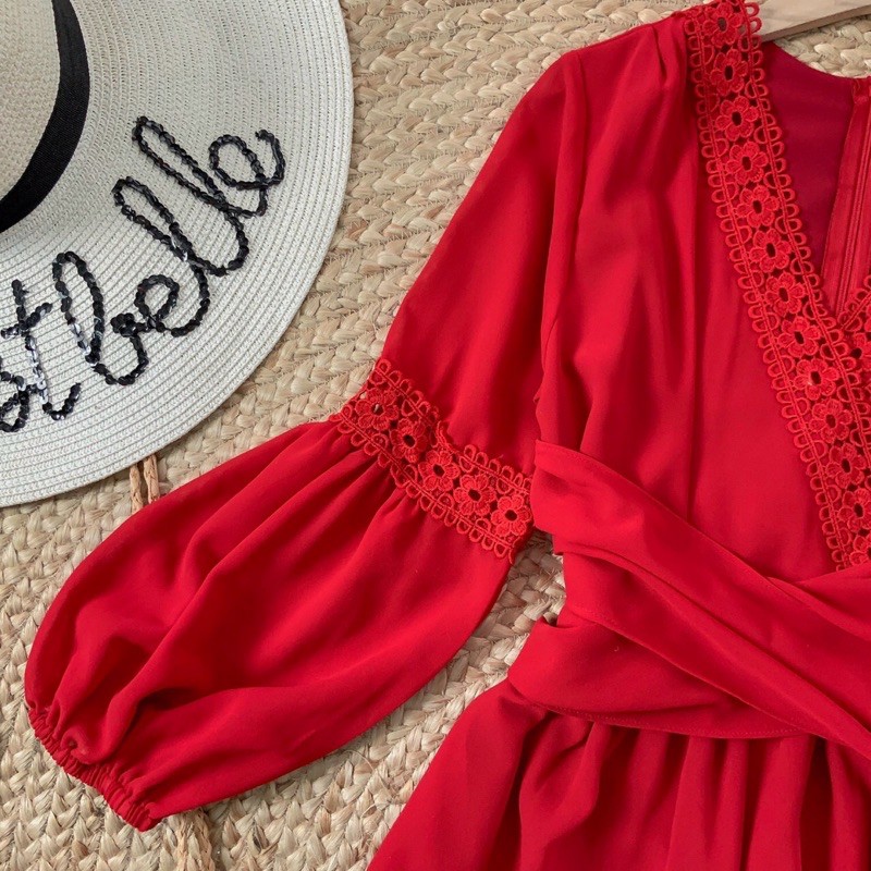 ☘️☘️Maxi trơn cổ V | BigBuy360 - bigbuy360.vn