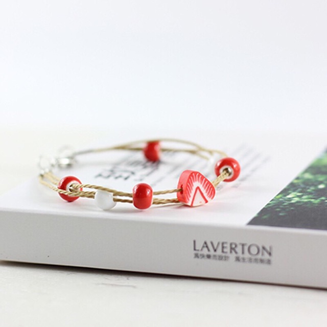 (Sỉ 6k) 10 vòng tay gốm hình trái cây | BigBuy360 - bigbuy360.vn