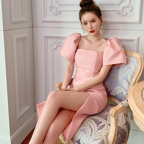 VÁY BODY DÀI TAY LỒNG ĐÈN (V1262)