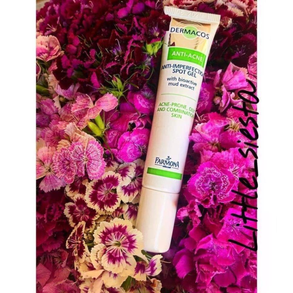 Gel Chấm Mụn Farmona Dermacos Anti Acne Imperfection Spot Gel giảm mụn, chứa bùn hoạt tính