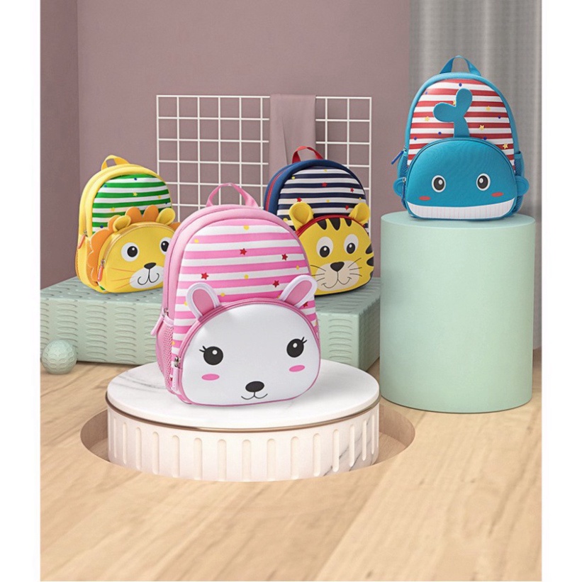 Balo trẻ em siêu nhẹ - ba lô trẻ em hình thú siêu dễ thương cho bé Babyjoy Mart