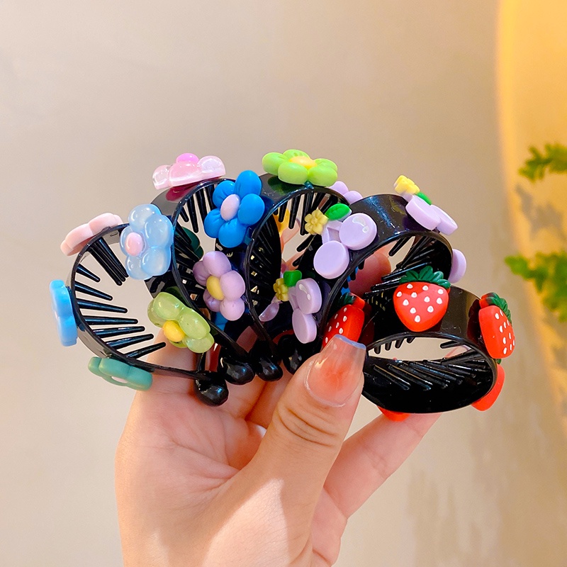 Bộ 3 Kẹp Tóc Đuôi Ngựa Dễ Thương