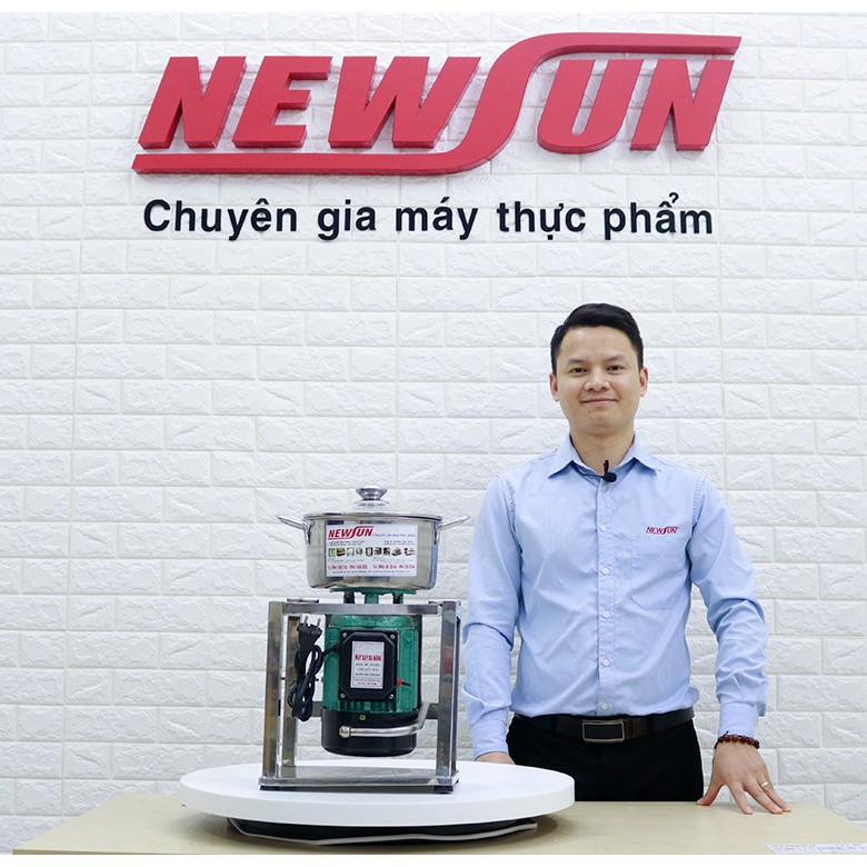 Máy Xay Thịt Làm Giò Chả Mini 0,5 Kg/Mẻ NEWSUN - Quà Tặng Phụ Kiện