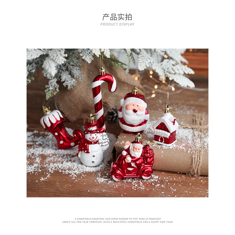 COMBO 2 PHỤ KIỆN TREO CÂY THÔNG/ TRÁI CHÂU GIÁNG SINH/ TRANG TRÍ CÂU NOEL