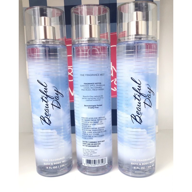 Xịt thơm toàn thân Bath & Body Works Beautiful Day