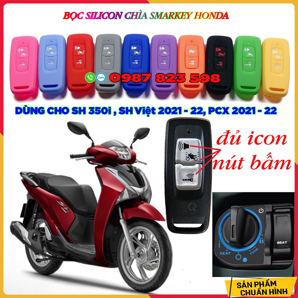 Bọc Chìa Khoá Smartkey Honda Sh 300i , SH 350i ,SH Việt 21-22 , Winner X 2022, AB ,Lead , Vision ,Pcx 2021 2022