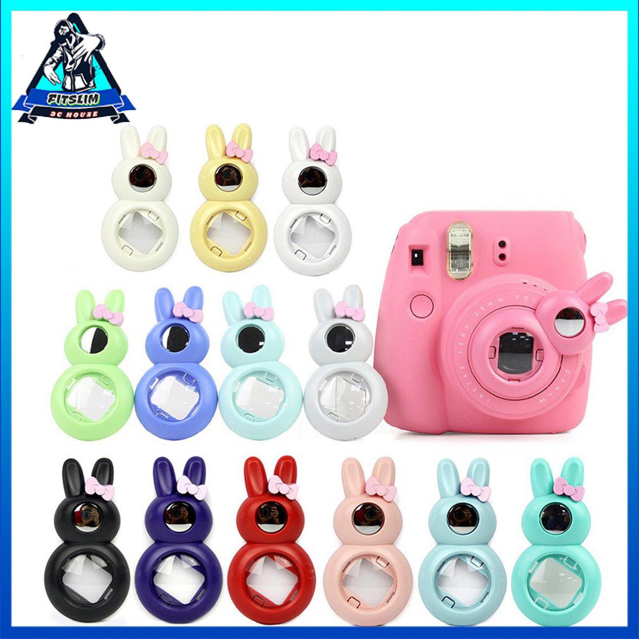 Máy ảnh chụp ảnh tự sướng cầm tay nhỏ Phim hoạt hình thỏ dễ thương Máy ảnh chụp ảnh cận cảnh